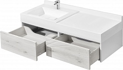Акватон Мебель для ванной Сакура 120 ольха наварра/белая – фотография-3